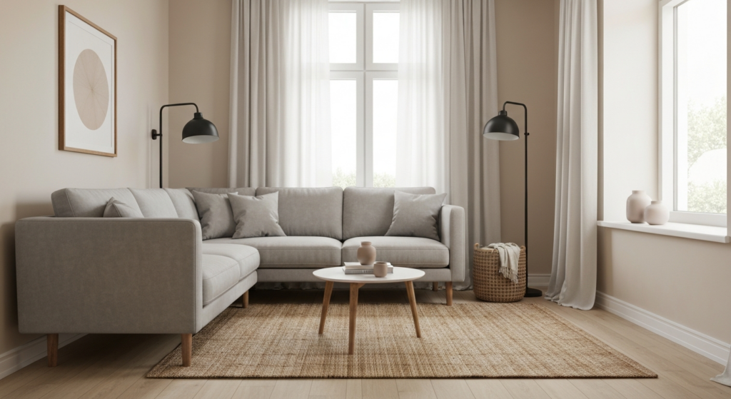 kleine woonkamer inrichten